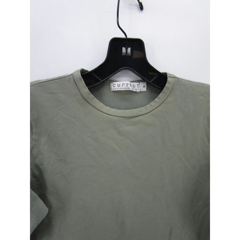 VINTAGE Cut Loose Top Small Current Pullover Shirt Breathable USA - Picture 2 of 10